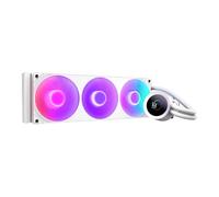 NZXT Kraken Plus 360mm ARGB AIO CPU Cooler, White, 3x ARGB 120mm Fans, 1.54" 30H