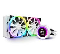 NZXT Kraken Z53 RGB 240mm - RL-KRZ53-RW - AIO RGB CPU Liquid Cooler - Customizable LCD Display - Improved Pump - RGB Connector - Aer RGB 2 120mm Radiator Fans (2 Included) - White