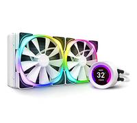 NZXT Kraken Z63 RGB 280mm - RL-KRZ63-RW - AIO RGB CPU Liquid Cooler - Customizable LCD Display - Improved Pump - Powered by CAM V4 - RGB Connector - Aer RGB 2 140mm Radiator Fans (2 Included) - White