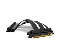 NZXT PCIe 4.0x16 Riser Cable - AB-RC200-B1 - Flexible and Shielded Riser Cable - High-Speed Performance - 200mm Length