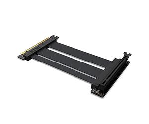 NZXT PCIe 4.0x16 Riser Cable - AB-RC200-B1 - Flexible and Shielded Riser Cable - High-Speed Performance - 200mm Length