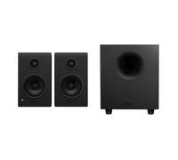 NZXT Relay Black Stereo Gaming Speakers, Glass Fibre Drivers, Woofer+Tweeters, R