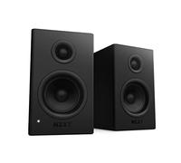 NZXT Relay PC Gaming Desktop Speakers - AP-SPKB2-UK - Bookshelf-Style Design - 80 Watts - High Dynamic Range - Silk Dome Tweeters - Glass Fiber Woofers MDF Construction - Black