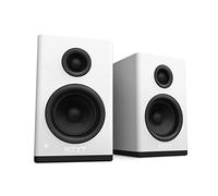 NZXT Relay PC Gaming Desktop Speakers - AP-SPKW2-UK - Bookshelf-Style Design - 80 Watts - High Dynamic Range - Silk Dome Tweeters - Glass Fiber Woofers MDF Construction - White