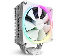 NZXT T120 RGB CPU Air Cooler - RC-TR120-W1 - Conductive Copper Pipes - Fluid Dynamic Bearings - AMD and Intel Compatibility - White