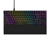 NZXT USB Function TKL - Tenkeyless Gaming Keyboard - Gateron Red Mechanical Switches: Linear, Fast, and Quiet - Hot-Swappable - RGB Backlit - Aluminum Top Plate - Wrist Rest - Black