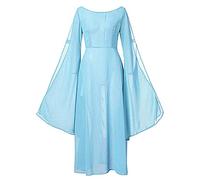 NZYIHAO Lightning Offers of the Day Medieval Dress Women's Renaissance Clothing Trumpet Sleeves Halloween Cosplay Carnival Costume Long Retro Party Dress
