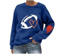 NZYIHAO Long Sleeve Women's 3D Print Sweatshirt Fashion Pullover Crew Neck Blouse Comfortable Sportswear Long Sleeve Tops Slim Fit Tops Winter Long Shirt Sports Shirt Casual Streetwear, blue, S