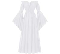 NZYIHAO Victorian Dress Women's Renaissance Costume Women Gothic Witch Dress Medieval Wedding Dress Medieval Clothing Halloween Costumes