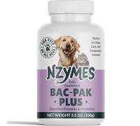 Nzymes® Bac-Pak Plus 100 Grams Digestive Enzymes and Probiotics for Digestion, Loose Stools, Diarrhea, Constipation, Improved Nutrient Uptake - Made in The USA