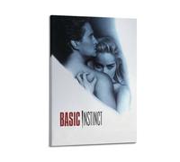 nzzmy Basic Instinct Poster Vintage Art Cover Room Decor Aesthetic Bedroom Decor Canvas Posters For Bedroom 08x12inch(20x30cm) Frame-style