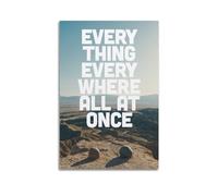 nzzmy Everything Everywhere All at Once Poster Vintage Art Cover Room Decor Aesthetic Bedroom Decor Canvas Posters For Bedroom 08x12inch(20x30cm) Unframe-style