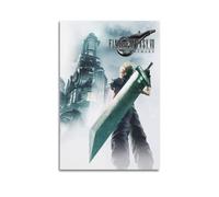 nzzmy Final Fantasy Vii Poster Vintage Art Cover Room Decor Aesthetic Bedroom Decor Canvas Posters For Bedroom 12x18inch(30x45cm) Unframe-style