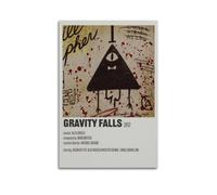 nzzmy Gravity Falls Poster Vintage Art Cover Room Decor Aesthetic Bedroom Decor Canvas Posters For Bedroom 12x18inch(30x45cm) Unframe-style