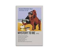nzzmy Mystery To Me By Fleetwood Mac Minimalist Album Poster Vintage Art Cover Room Decor Aesthetic Bedroom Decor Canvas Posters For Bedroom 08x12inch(20x30cm) Unframe-style