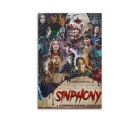 nzzmy Sinphony A Clubhouse Horror Anthology Poster Vintage Art Cover Room Decor Aesthetic Bedroom Decor Canvas Posters For Bedroom 12x18inch(30x45cm) Unframe-style