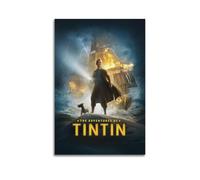 nzzmy The Adventures Of Tintin Poster Vintage Art Cover Room Decor Aesthetic Bedroom Decor Canvas Posters For Bedroom 12x18inch(30x45cm) Unframe-style