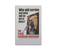 nzzmy The Texas Chain Saw Massacre Poster Vintage Art Cover Room Decor Aesthetic Bedroom Decor Canvas Posters For Bedroom 12x18inch(30x45cm) Unframe-style