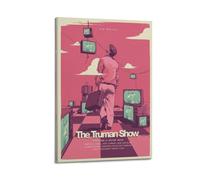 nzzmy The Truman Show Poster Vintage Art Cover Room Decor Aesthetic Bedroom Decor Canvas Posters For Bedroom 12x18inch(30x45cm) Frame-style