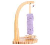 NZZVNZ Yarn Holder for Crocheting, Rotatable Magnetic Wooden Wool Ball Holder, Yarn Roll Holder for Crocheting Knitting, Crochet and Knitting Accessories Gifts