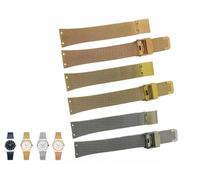 NZZXTO Replacement Watch Band for Bering Unisex Watch with Screw slim strap 18mm-14mm（18mm Rose gold