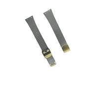 NZZXTO Replacement Watch Band for Bering Unisex Watch with Screw slim strap 18mm-14mm（18mm Silver