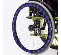 O,24in, 1 Pair Wheelchair Push Rim Covers Wheelchair Push Ring Protective Cover, Wheelchair Accessories for Improve Grip And Traction