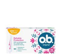 O.B Original Normal Tampons with Curved Grooves - 16 Pcs