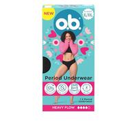 o.b. Period Underwear, XL/XXL Size, Reusable Women's Pants for Heavy Flow with Breathable Waterproof Layer for Up to 12 Hour Leak Protection, Period Pants Also Available in Sizes XS/S, M/L
