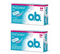 O.b. PRO Comfort Tampon Mini 16 Pieces (Pack of 2) Plastic Applicator