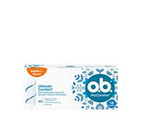 O.B. Procomfort Tampons, Ultimate Comfort, 16 Super Plus Tampons for Moderate Flow, Ideal for First Time Tampons Users