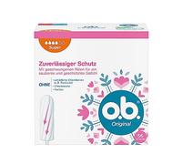 o.b. Tampons Original Super – StayDry Technology, Curved Grooves – 56 pcs