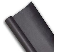 O-Bang Ji, Colered Hanji Paper Roll, Natural Fiber Unyong Texture / 45gsm, 21.3" x 590" / Korean Traditional Mulberry Paper (Black)