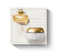 O Boticário Lily Gift Set: Eau De Parfum 75ml and Satin Cream Body Deodorant 250g