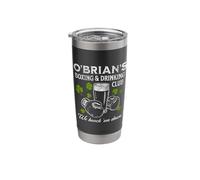 O’Brian’s Boxing & Drinking Club Design - Funny Irish Stainless Steel Insulated Tumbler