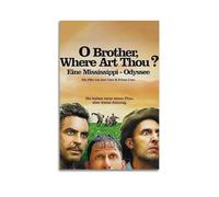 O Brother, Where Art Thou Posters Aesthetic Wall Art Canvas Decor Vintage Poster Decorative Painting for Living Room Bed Room 20x30inch(50x75cm) Unframe-style
