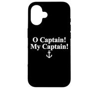 O CAPTAIN! MY CAPTAIN! WALT WHITMAN POEM QUOTE ANCHOR Case for iPhone 16