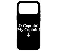 O CAPTAIN! MY CAPTAIN! WALT WHITMAN POEM QUOTE ANCHOR Case for iPhone 17 Pro Max