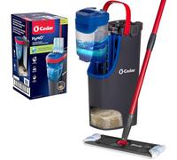 O-Cedar H2prO Flat Mop System | Compact, Lightweight & Portable | Machine Washable Microfiber Mop Pad | Safe on Wood, Vinyl, Tile & More