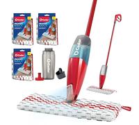 O-Cedar ProMist MAX Spray Mop, PMM with 3 Extra Refills, Red