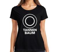 O Christmas Tree Christmas Decoration Christmas Song Choir Singer Women's T-Shirt, black, S