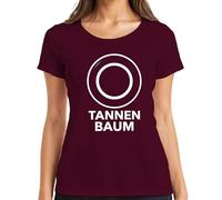 O Christmas Tree Christmas Decoration Christmas Song Choir Singer Women's T-Shirt, burgundy, XXL