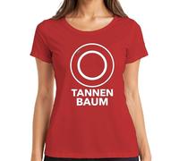 O Christmas Tree Christmas Decoration Christmas Song Choir Singer Women's T-Shirt, red, L