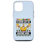 O Come Let Us Adore Him Baby Jesus Nativity Christmas Case for iPhone 12/12 Pro