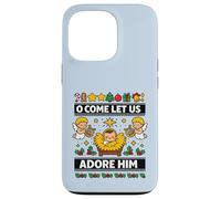 O Come Let Us Adore Him Baby Jesus Nativity Christmas Case for iPhone 13 Pro
