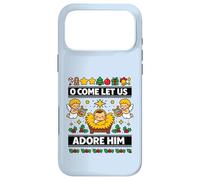 O Come Let Us Adore Him Baby Jesus Nativity Christmas Case for iPhone 17 Pro Max