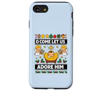 O Come Let Us Adore Him Baby Jesus Nativity Christmas Case for iPhone SE (2020) / 7/8