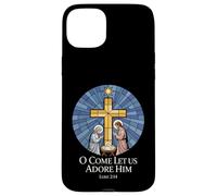 O Come Let Us Adore Him Luke 2:14 Nativity Case for iPhone 15 Plus