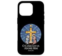 O Come Let Us Adore Him Luke 2:14 Nativity Case for iPhone 16 Pro