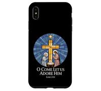 O Come Let Us Adore Him Luke 2:14 Nativity Case for iPhone XS Max